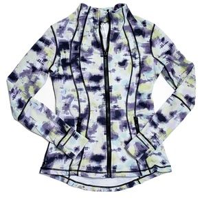 BLOCKOUT Full Zip Print Athleisure Jacket M